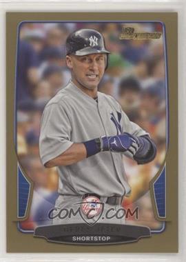 2013 Bowman - [Base] - Gold Border #136 - Derek Jeter