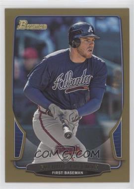 2013 Bowman - [Base] - Gold Border #137 - Freddie Freeman