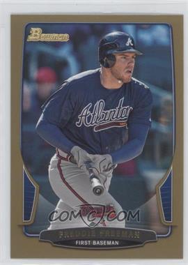 2013 Bowman - [Base] - Gold Border #137 - Freddie Freeman