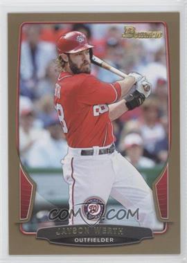 2013 Bowman - [Base] - Gold Border #138 - Jayson Werth