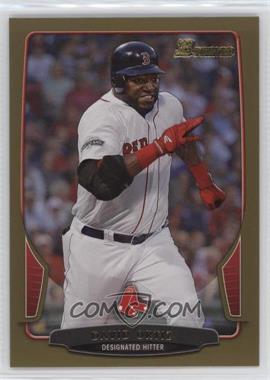 2013 Bowman - [Base] - Gold Border #147 - David Ortiz