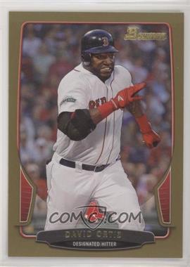 2013 Bowman - [Base] - Gold Border #147 - David Ortiz