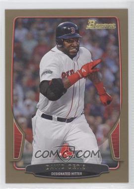 2013 Bowman - [Base] - Gold Border #147 - David Ortiz