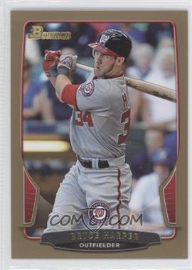 2013 Bowman - [Base] - Gold Border #150 - Bryce Harper