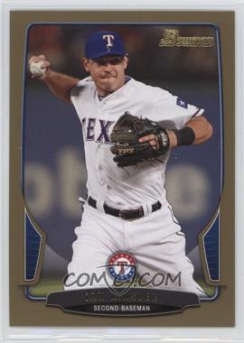 2013 Bowman - [Base] - Gold Border #168 - Ian Kinsler