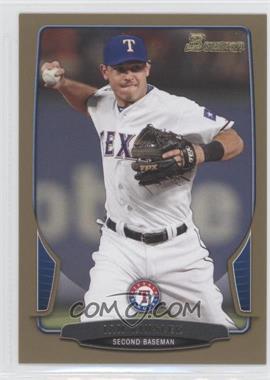 2013 Bowman - [Base] - Gold Border #168 - Ian Kinsler