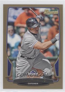 2013 Bowman - [Base] - Gold Border #193 - Wilin Rosario