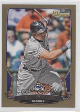 2013 Bowman - [Base] - Gold Border #193 - Wilin Rosario