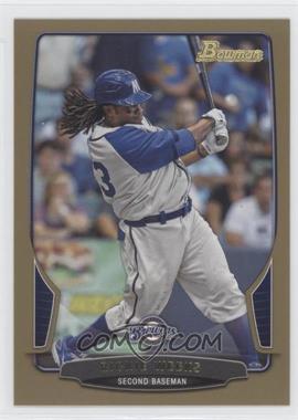 2013 Bowman - [Base] - Gold Border #199 - Rickie Weeks