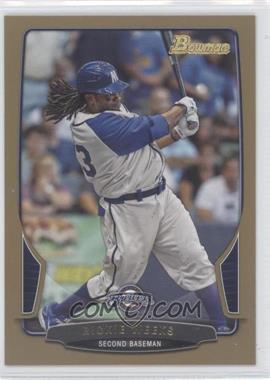 2013 Bowman - [Base] - Gold Border #199 - Rickie Weeks