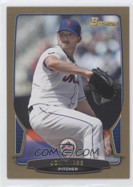 2013 Bowman - [Base] - Gold Border #2 - Jonathon Niese