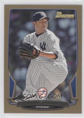 2013 Bowman - [Base] - Gold Border #203 - Hiroki Kuroda