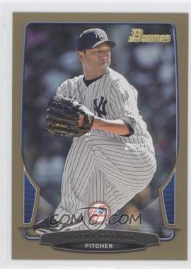 2013 Bowman - [Base] - Gold Border #203 - Hiroki Kuroda