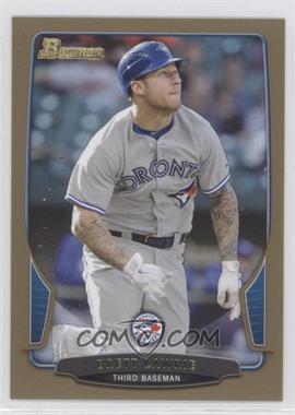 2013 Bowman - [Base] - Gold Border #205 - Brett Lawrie