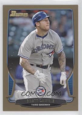 2013 Bowman - [Base] - Gold Border #205 - Brett Lawrie