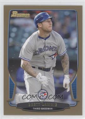 2013 Bowman - [Base] - Gold Border #205 - Brett Lawrie