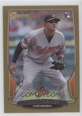 2013 Bowman - [Base] - Gold Border #215 - Manny Machado