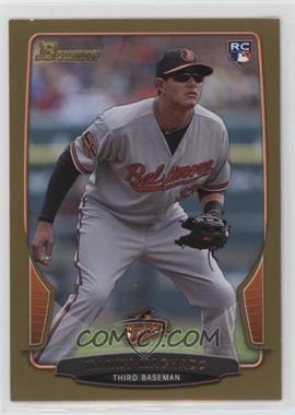 2013 Bowman - [Base] - Gold Border #215 - Manny Machado