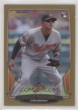 2013 Bowman - [Base] - Gold Border #215 - Manny Machado