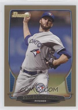 2013 Bowman - [Base] - Gold Border #33 - Brandon Morrow