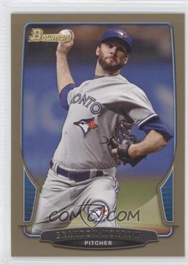 2013 Bowman - [Base] - Gold Border #33 - Brandon Morrow