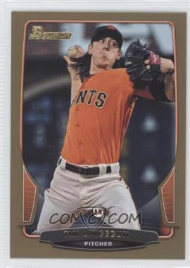 2013 Bowman - [Base] - Gold Border #35 - Tim Lincecum