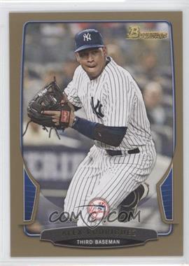 2013 Bowman - [Base] - Gold Border #45 - Alex Rodriguez