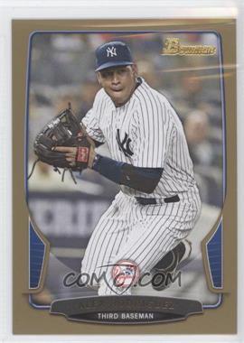 2013 Bowman - [Base] - Gold Border #45 - Alex Rodriguez