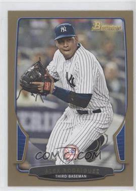 2013 Bowman - [Base] - Gold Border #45 - Alex Rodriguez