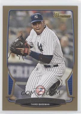 2013 Bowman - [Base] - Gold Border #45 - Alex Rodriguez