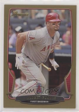 2013 Bowman - [Base] - Gold Border #50 - Albert Pujols