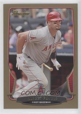 2013 Bowman - [Base] - Gold Border #50 - Albert Pujols