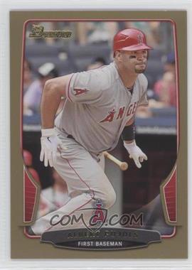 2013 Bowman - [Base] - Gold Border #50 - Albert Pujols