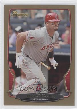 2013 Bowman - [Base] - Gold Border #50 - Albert Pujols