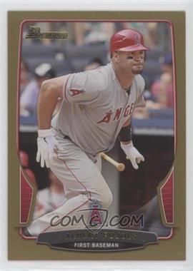 2013 Bowman - [Base] - Gold Border #50 - Albert Pujols