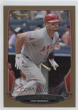 2013 Bowman - [Base] - Gold Border #50 - Albert Pujols