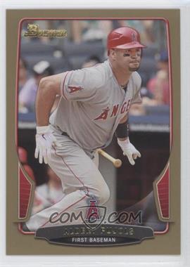 2013 Bowman - [Base] - Gold Border #50 - Albert Pujols