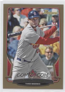 2013 Bowman - [Base] - Gold Border #6 - David Freese