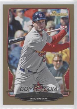 2013 Bowman - [Base] - Gold Border #6 - David Freese