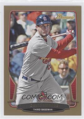 2013 Bowman - [Base] - Gold Border #6 - David Freese