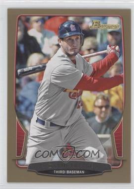 2013 Bowman - [Base] - Gold Border #6 - David Freese