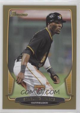 2013 Bowman - [Base] - Gold Border #61 - Starling Marte