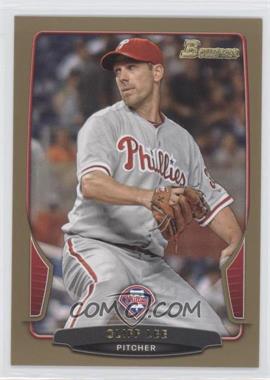 2013 Bowman - [Base] - Gold Border #81 - Cliff Lee