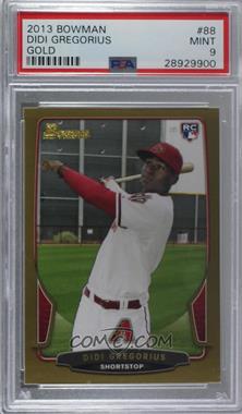 2013 Bowman - [Base] - Gold Border #88 - Didi Gregorius [PSA 9 MINT]