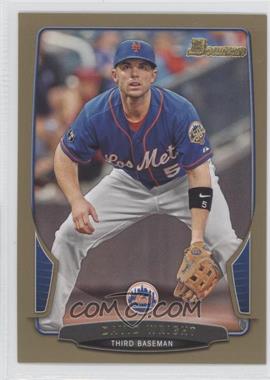 2013 Bowman - [Base] - Gold Border #92 - David Wright