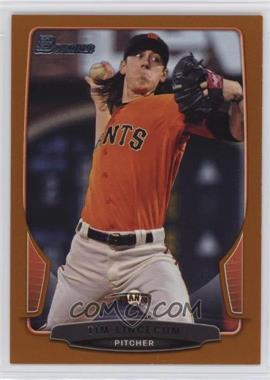 2013 Bowman - [Base] - Orange #35 - Tim Lincecum /250