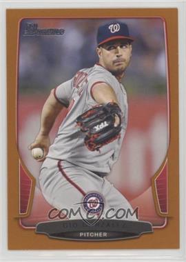 2013 Bowman - [Base] - Orange #38 - Gio Gonzalez /250