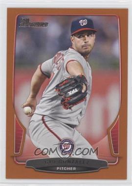 2013 Bowman - [Base] - Orange #38 - Gio Gonzalez /250