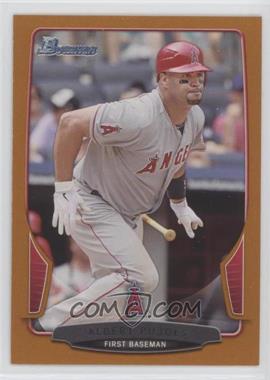 2013 Bowman - [Base] - Orange #50 - Albert Pujols /250