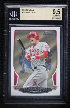 2013 Bowman - [Base] - State & Home Town #121 - Mike Trout [BGS 9.5 GEM MINT]